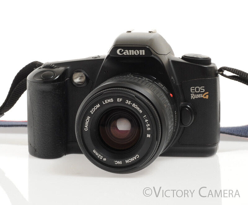 Canon Rebel G Black 35mm Film Camera w/ 35-80mm Canon Lens