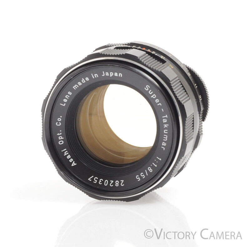 Pentax Super Takumar 55mm F1.8 M42 37101 Screw Mount Prime Lens -Clean- - Victory Camera