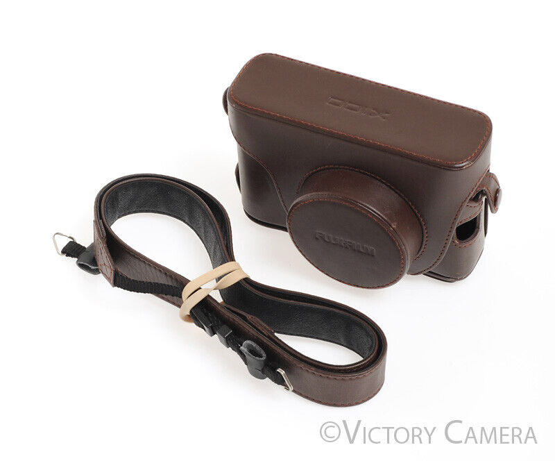 FUJI Fujifilm LC-X100S Leather Case and Strap for Fuji X100S -Clean- - Victory Camera