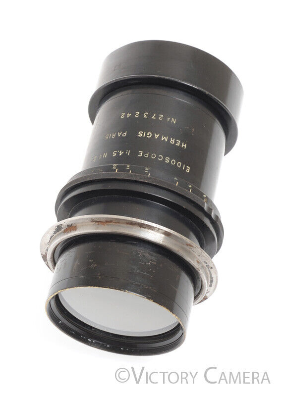 Hermagis Eidoscope 375mm f4.5 No. 2 Soft Focus 8x10 Large Format Lens -Clean-