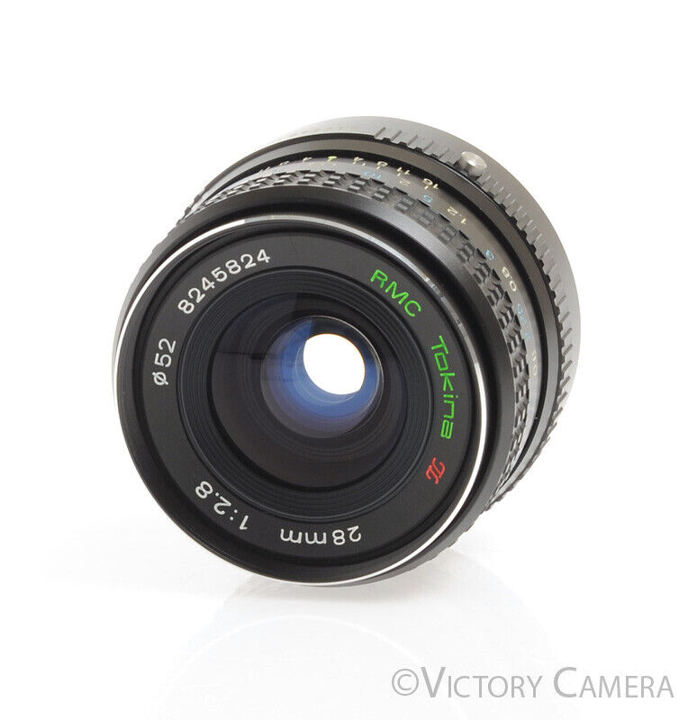 Tokina RMC 28mm f2.8 Wide Angle Prime Lens for Konica AR-mount - Victory Camera