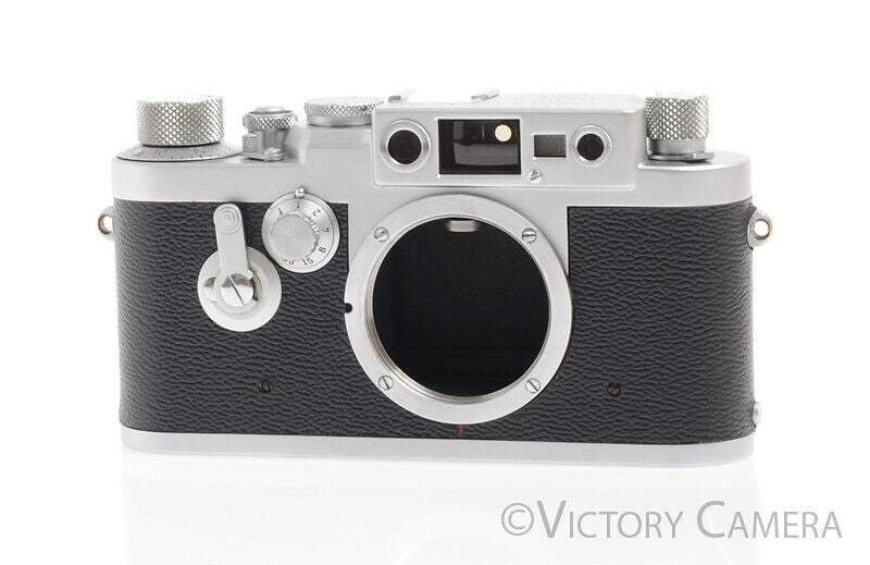 Leica IIIG III G Rangefinder LTM Camera Body -Beauty, New Leather- - Victory Camera