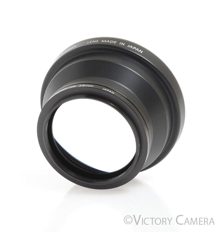 Canon Wide Converter WC-DC58 0.8x for PowerShot G1, G2 &amp; Pro 90 -Clean- - Victory Camera