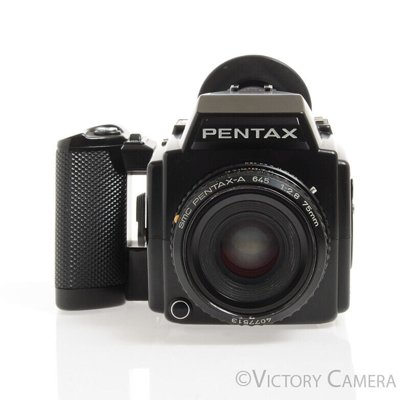Pentax 645 Medium Format Camera w/ 75mm f2.8 Lens &amp; 120 Back