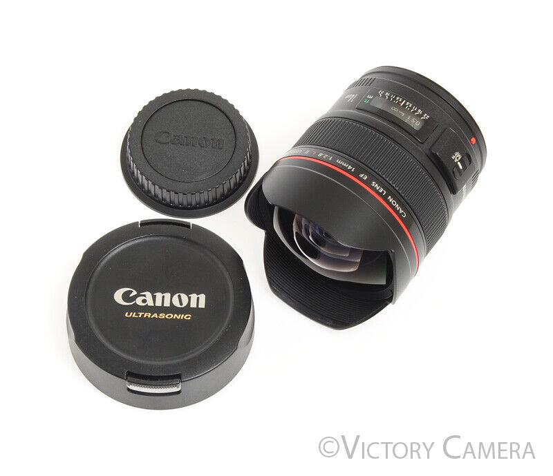 Canon EOS EF 14mm f2.8 L II USM Fisheye Wide Angle Prime Lens -Clean- - Victory Camera