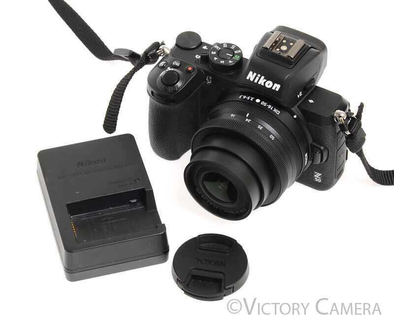 Nikon Z50 20.9MP Mirrorless Camera w/ 16-50mm Zoom Lens -Clean- - Victory Camera