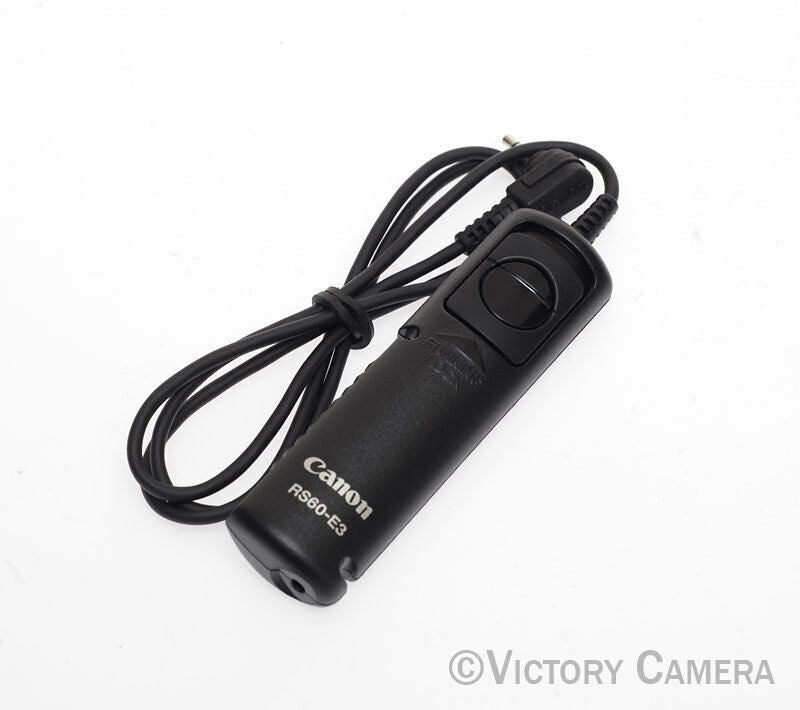 Canon Genuine RS-60E3 Release Cord Remote Switch for 70D 60D 600D 650D 700D 750D [EXC+] - Victory Camera