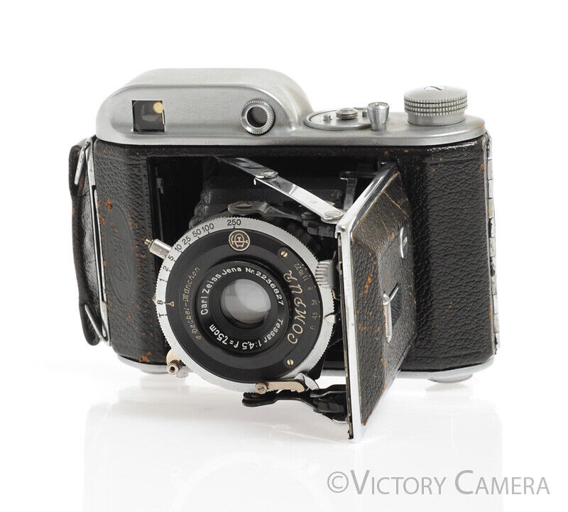 Ensign 220 Auto-Range Medium Format 6x6 645 120 Folding Camera w/ 75mm f4.5 Lens