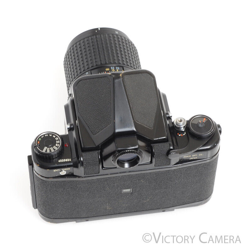 Pentax 6x7 67 Medium Format Camera w/ 135mm f4 Macro Lens -New Seals-