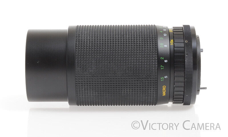 Vivitar 75-200mm f4.5 MC Telephoto Macro Zoom Lens for Canon FD Mount -Clean-