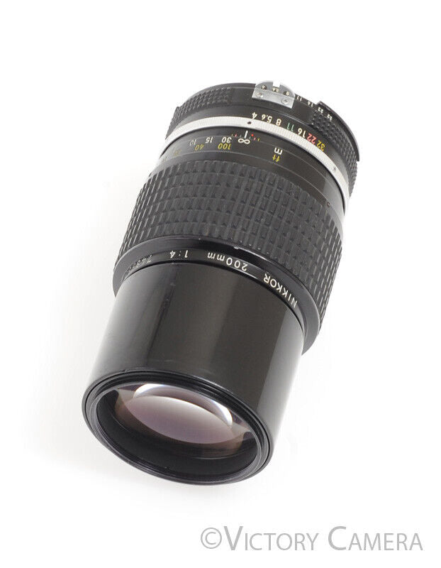 Nikon Nikkor 200mm f4 AI Lens -Clean- - Victory Camera