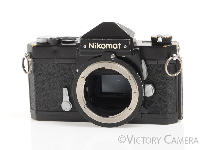 Nikon Nikkormat FT-N FTN Black 35mm Film Camera Body -Meter Slightly Off- - Victory Camera