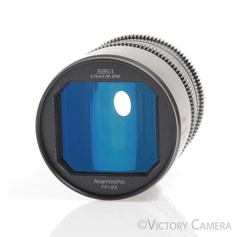 Sirui 50mm T2.9 Anamorphic Full Frame 1.6x Prime Lens for Canon RF -Very Clean- - Victory Camera
