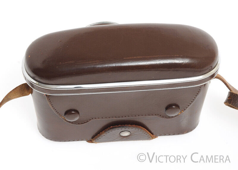Contax Genuine IIA II Ever Ready Brown Leather Camera Case