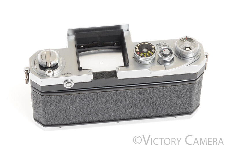 Rare 1960/61 64xxx Early Nikon F Chrome 35mm SLR Body -Needs CLA- - Victory Camera