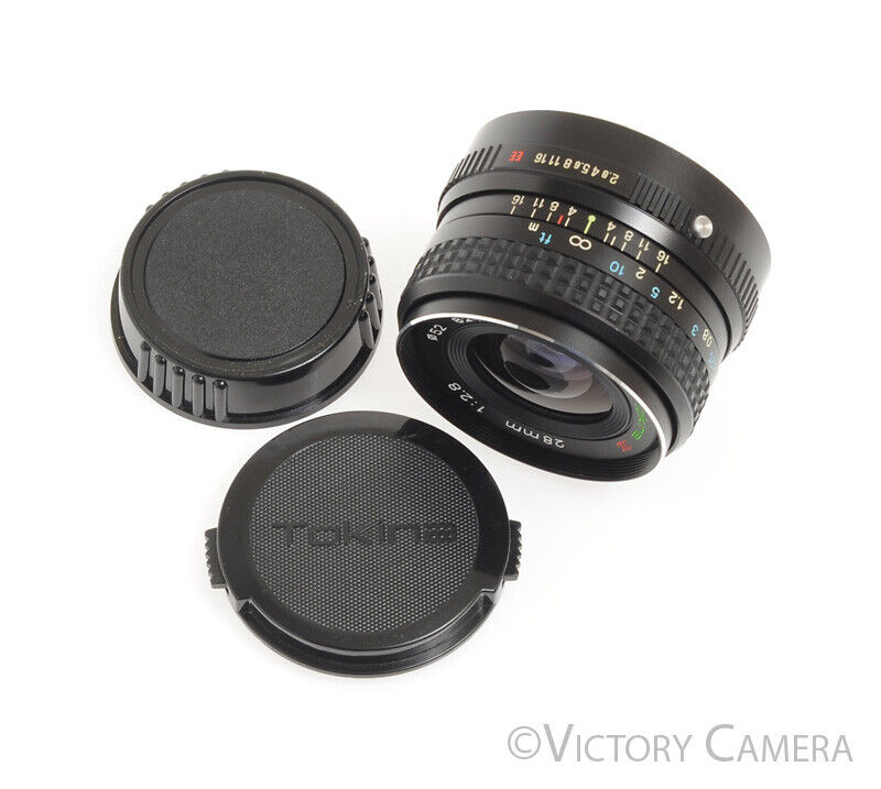 Tokina RMC 28mm f2.8 Wide Angle Prime Lens for Konica AR-mount - Victory Camera