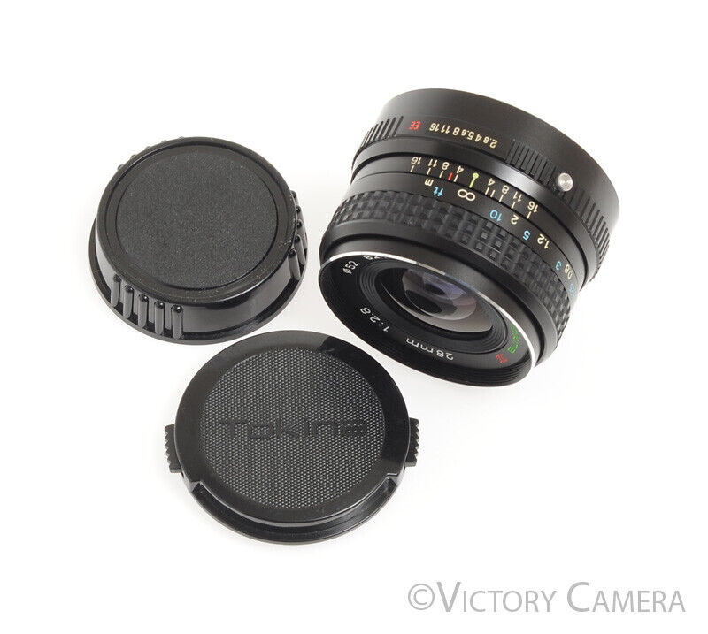 Tokina RMC 28mm f2.8 Wide Angle Prime Lens for Konica AR-mount