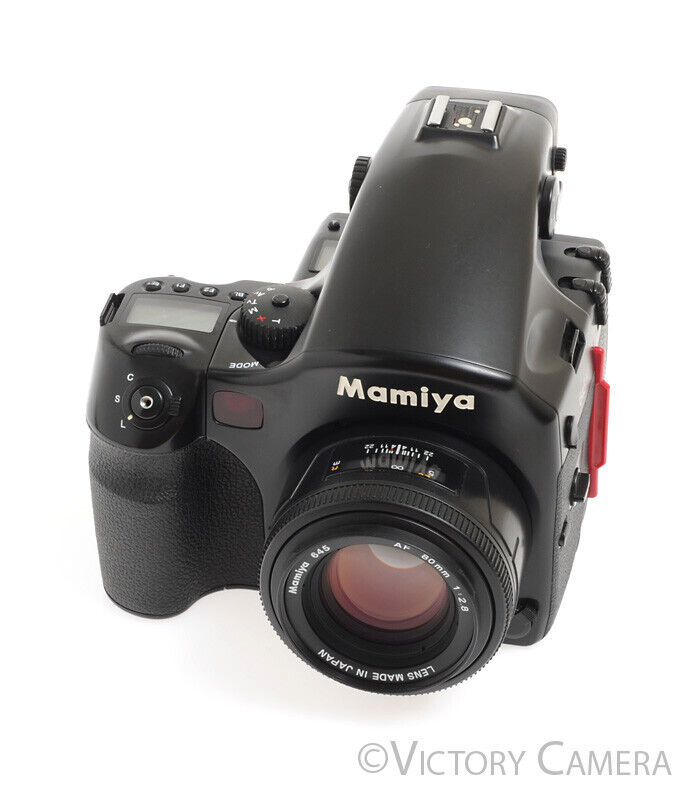Mamiya 645AF 645 AF 6x4.5 Medium Format Camera w/ 80mm Lens 120 Back