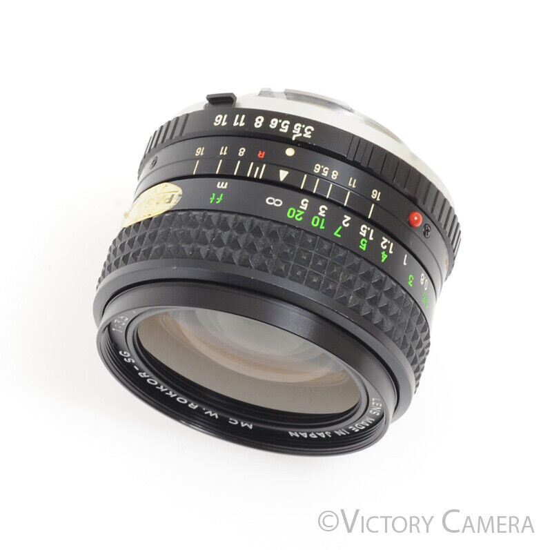 Minolta MC W.Rokkor SG 28mm f3.5 MD Manual Focus Wide Angle Prime Lens - Victory Camera