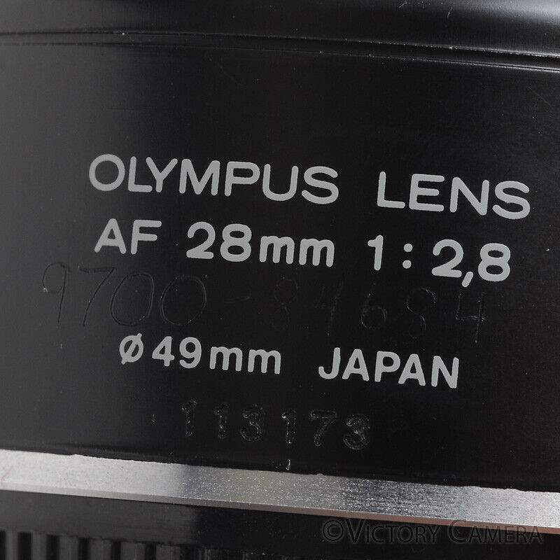 Olympus AF 28mm f2.8 Wide Angle Autofocus Prime Lens  [EXC-] - Victory Camera