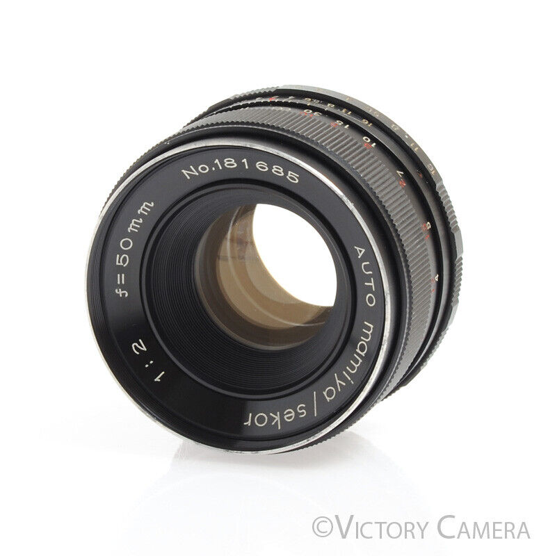 Mamiya Auto Sekor 50mm f2 Prime Lens for M42 Screw Mount -Clean- - Victory Camera