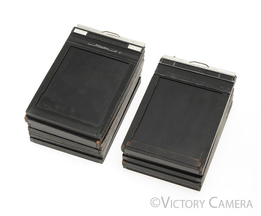 Mixed Brands 4x5 Film Holders, Lot Of 11 [EXC] - Victory Camera