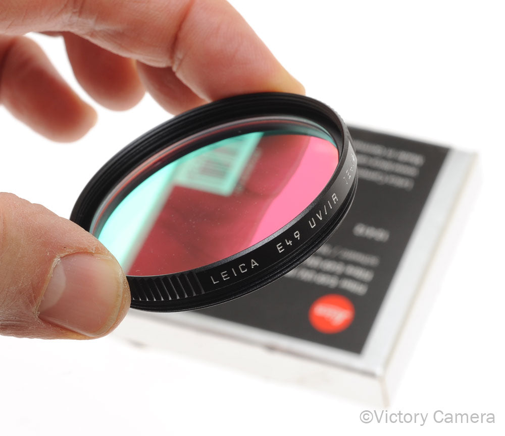 Leica 13412 E49 49mm Black UV/IR  Filter [MINT] - Victory Camera