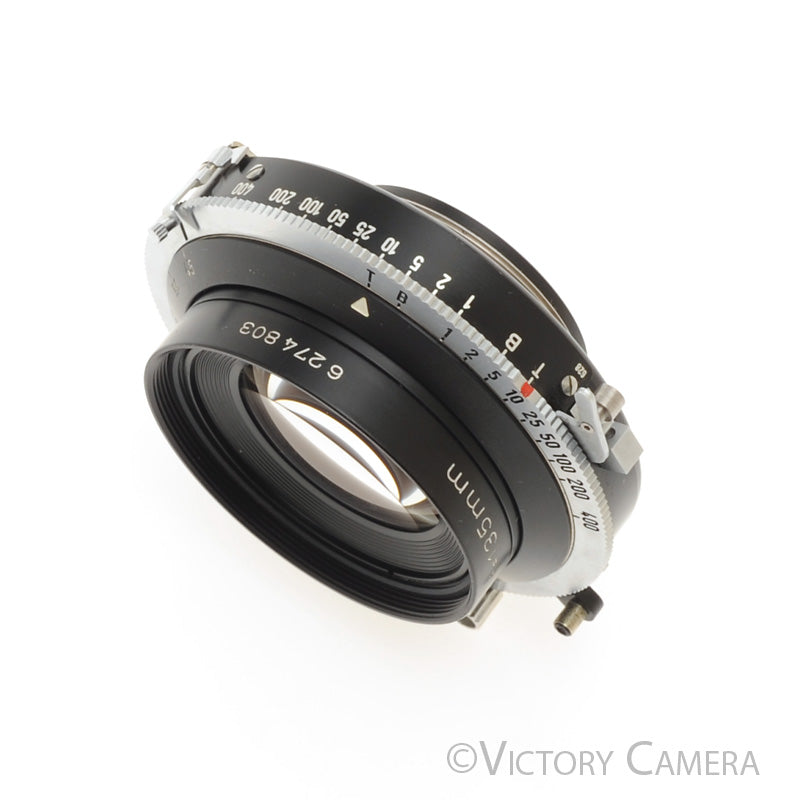 Rodenstock Ysarex 135mm f4.5 4x5 Lens Graflex Synchro-Compur Shutter [EXC+] - Victory Camera