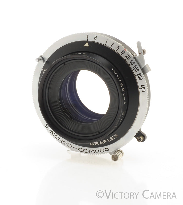Rodenstock Ysarex 135mm f4.5 4x5 Lens Graflex Synchro-Compur Shutter [EXC+]