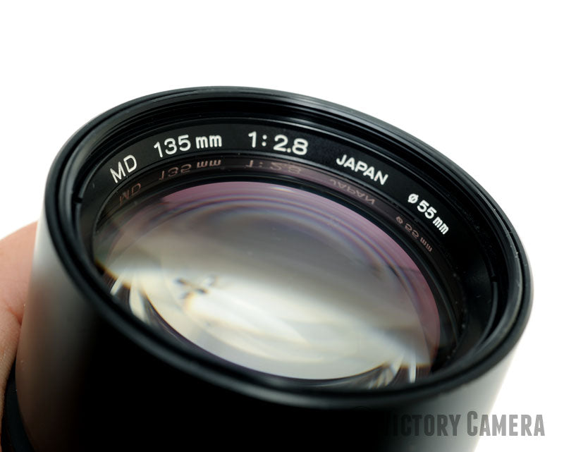 Minolta MD 135mm f2.8 Manual Focus Telephoto Lens MD Mount [EXC-] - Victory Camera