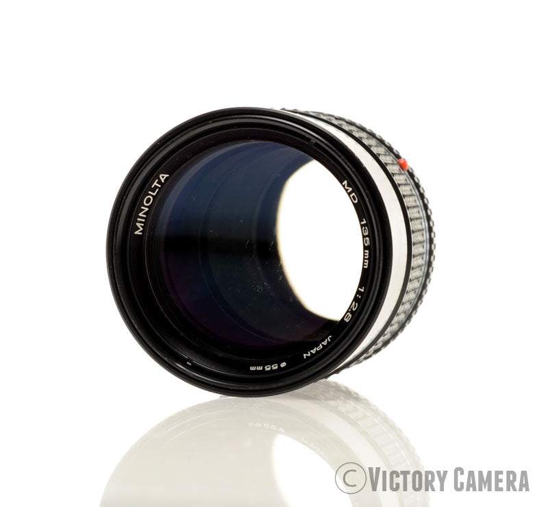 Minolta MD 135mm f2.8 Manual Focus Telephoto Lens MD Mount [EXC-] - Victory Camera