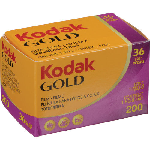 Kodak GOLD 200 Color Negative Film (35mm Roll Film, 36 Exposures) - Victory Camera