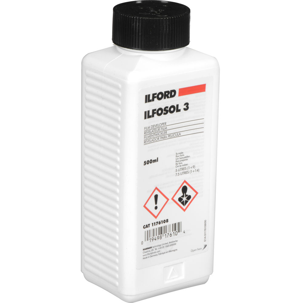 Ilford Ilfosol-3 Film Developer for Black and White Film (500ml) - Victory Camera