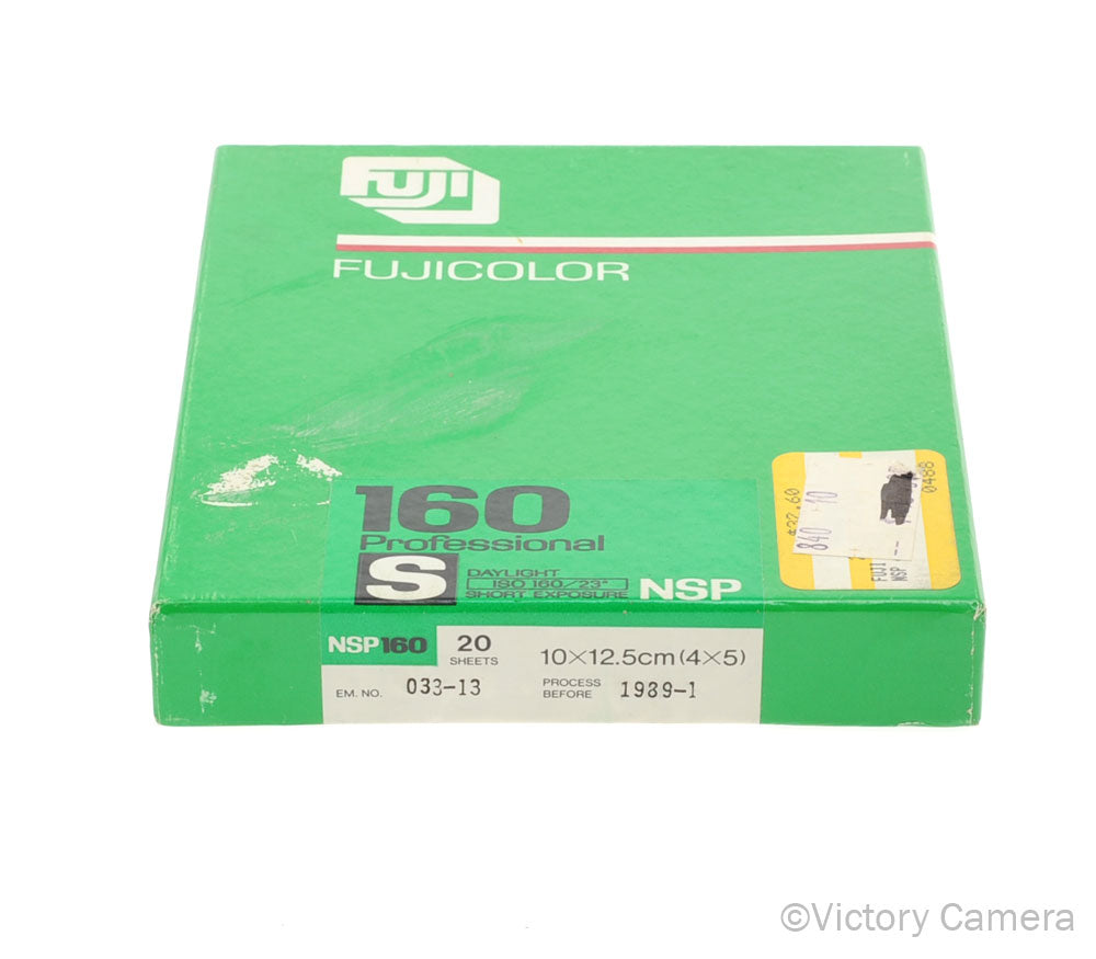 Fujicolor 160s 4x5 Color Film Expired 1989 20 Sheets [AS-IS] - Victory Camera