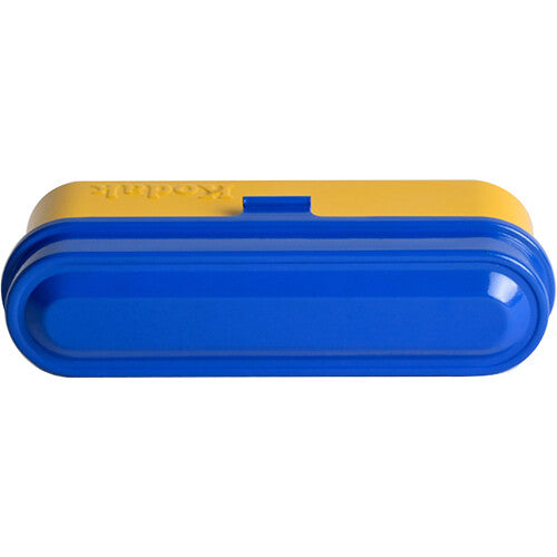 Kodak Steel 35mm Film Case Yellow/Blue - Holds 5 Rolls of Film