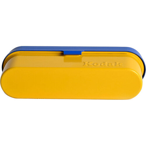 Kodak Steel 35mm Film Case Yellow/Blue - Holds 5 Rolls of Film