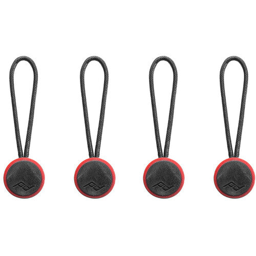 Peak Design Anchor Connector 4-Pack (Red/Black) - Victory Camera