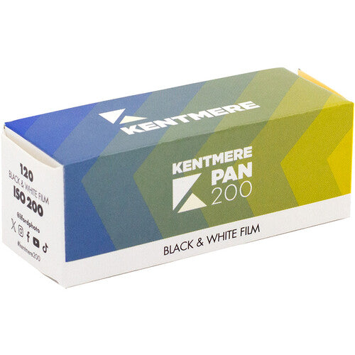 Kentmere PAN 200 Black &amp; White Negative Film (120 Roll Film) - Victory Camera