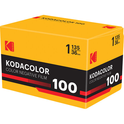 Kodak Kodacolor 100 Color Negative Film (35mm Roll Film, 36 Exposures) - Victory Camera