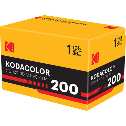 Kodak Kodacolor 200 Color Negative Film (35mm Roll Film, 36 Exposures) - Victory Camera