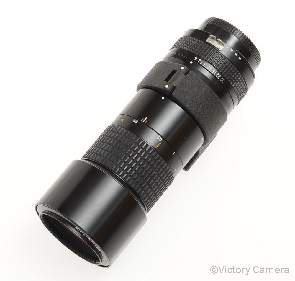 Nikon Micro-Nikkor 200mm f4 AI Telephoto Prime Lens [EXC+] - Victory Camera