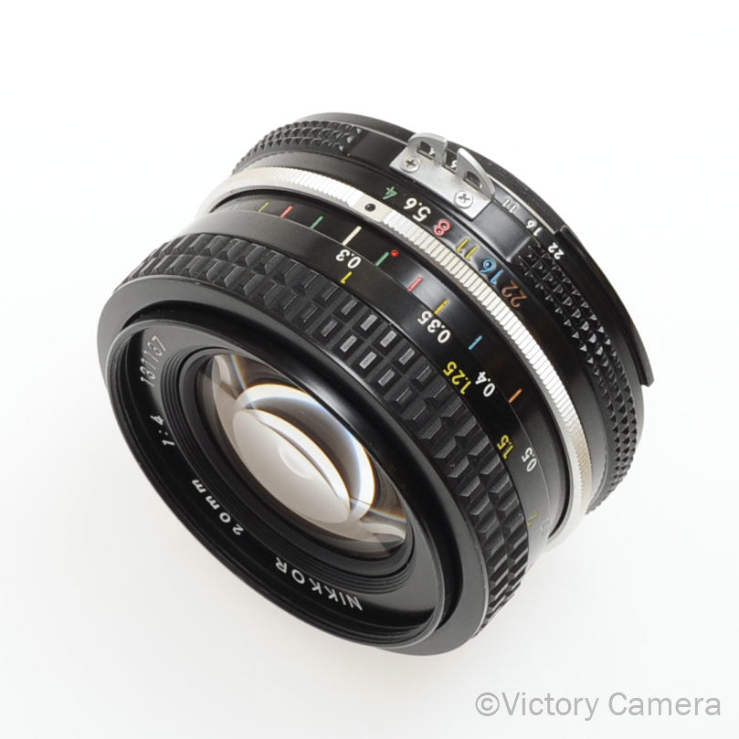 Nikon Nikkor 20mm f4 AI Manual Focus Wide Angle Lens [EXC+] - Victory Camera