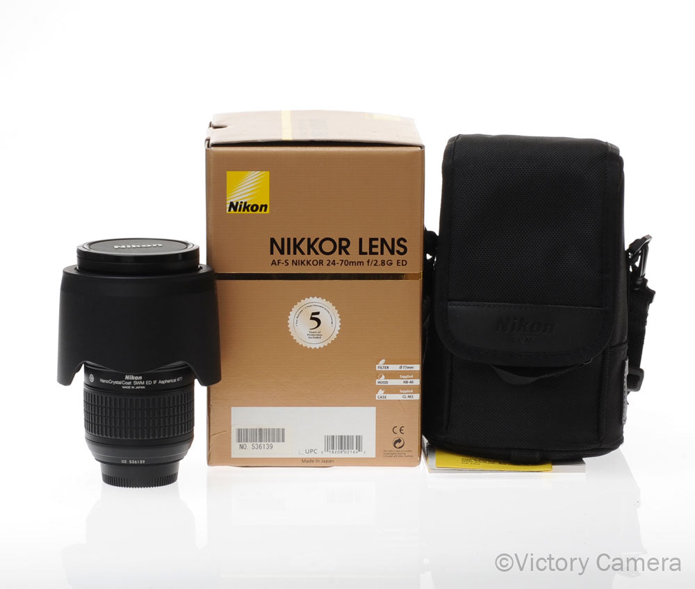 Nikon Nikkor AF-S 24-70mm f2.8 G ED N Zoom Lens [MINT-] image 6