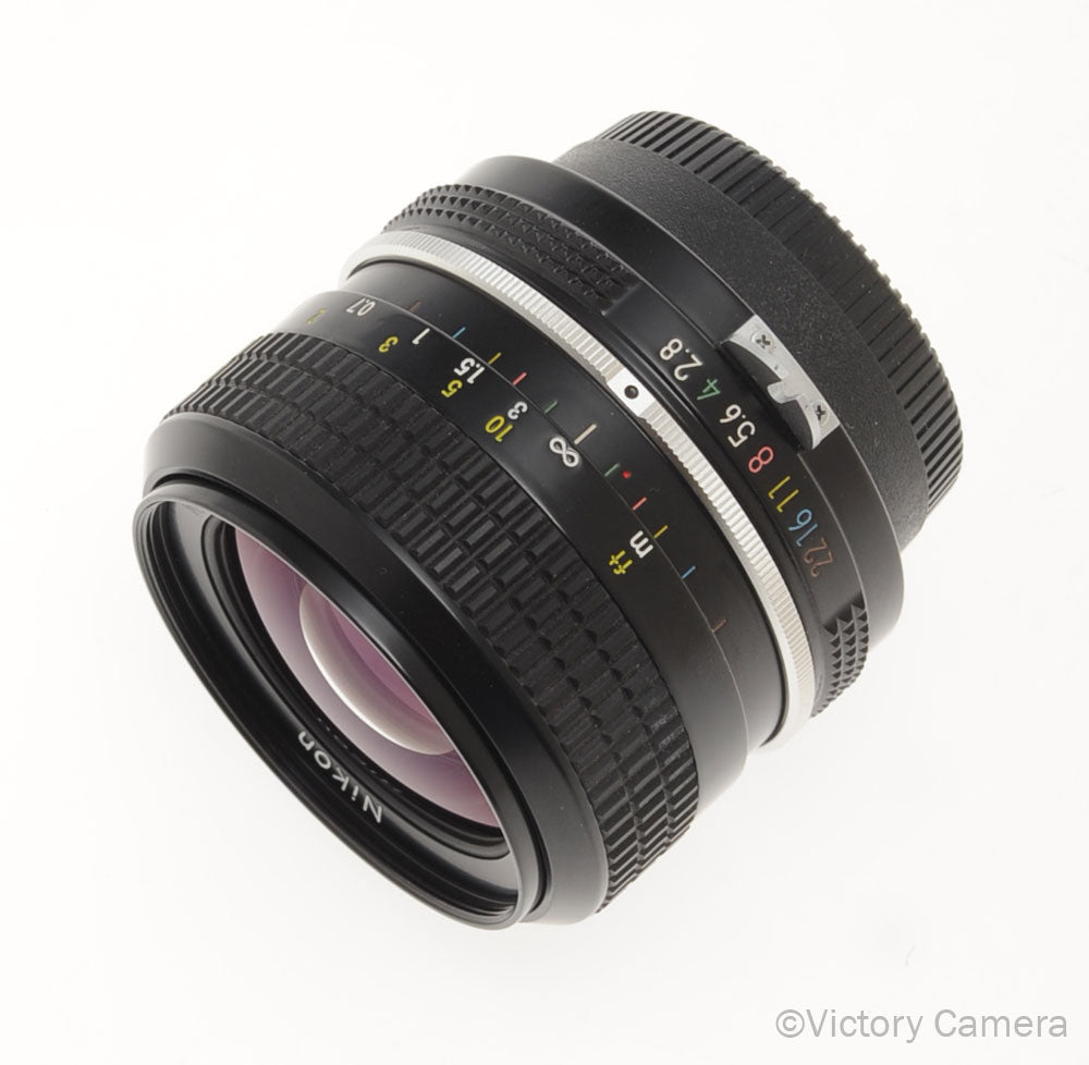 Nikon Nikkor 24mm f2.8 non-AI (Late Version) Wide Angle Lens [EXC+] - Victory Camera