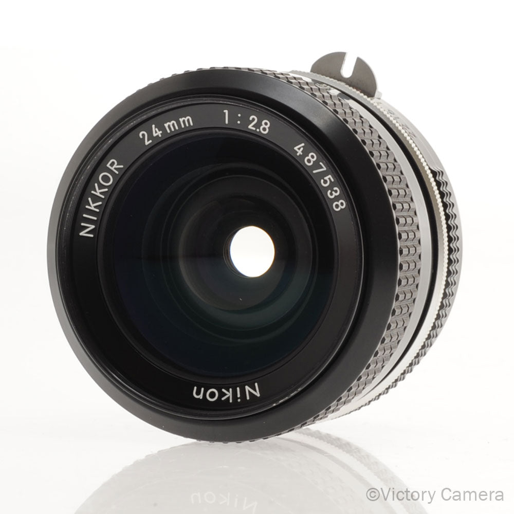 Nikon Nikkor 24mm f2.8 non-AI (Late Version) Wide Angle Lens [EXC+] - Victory Camera