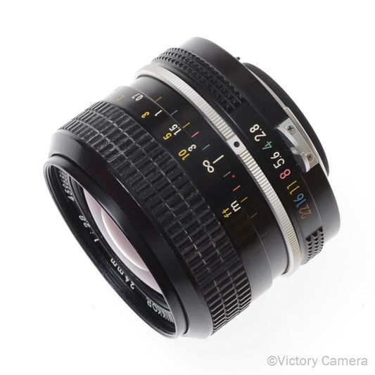 Nikon Nikkor 24mm F2.8 Late non-AI [EXC] - Victory Camera