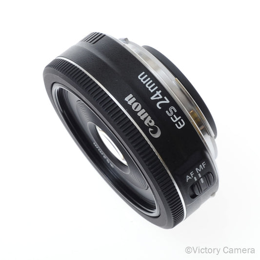 Canon EF-S 24mm f2.8 STM Pancake Wide Angle Prime Lens [EXC+] image 1