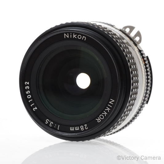 Nikon Nikkor 28mm f3.5 AI-s Wide Angle Lens [EXC+] - Victory Camera