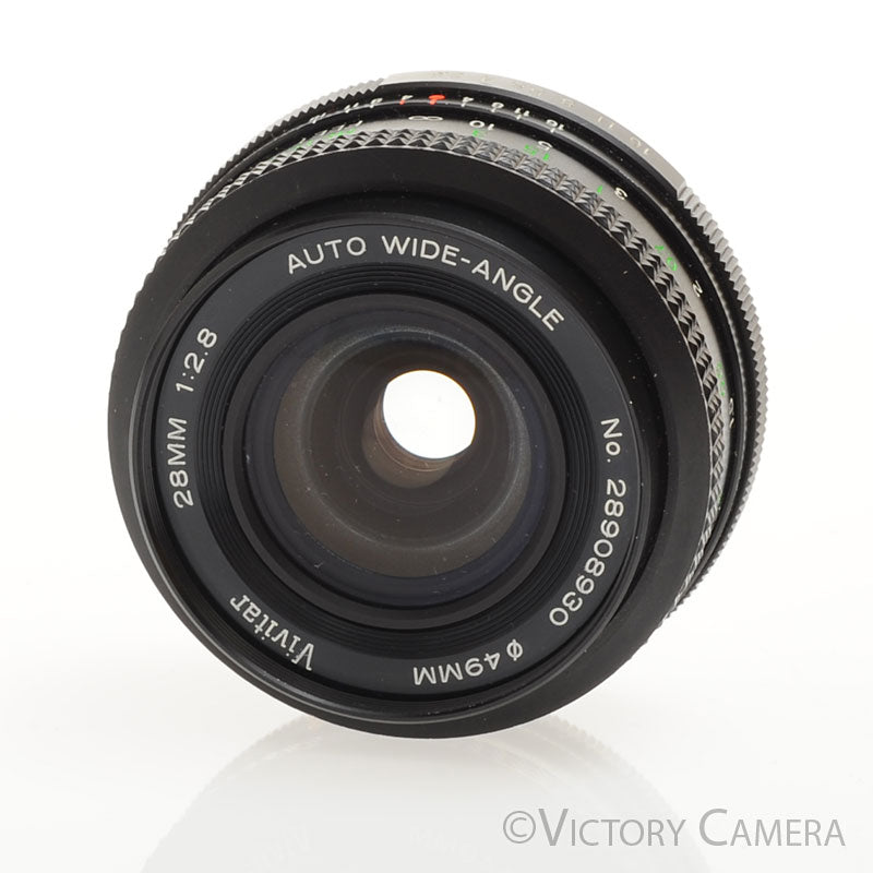 Vivitar 28mm f2.8 Wide Angle Lens for Pentax M42 Screw Mount [EXC+] - Victory Camera