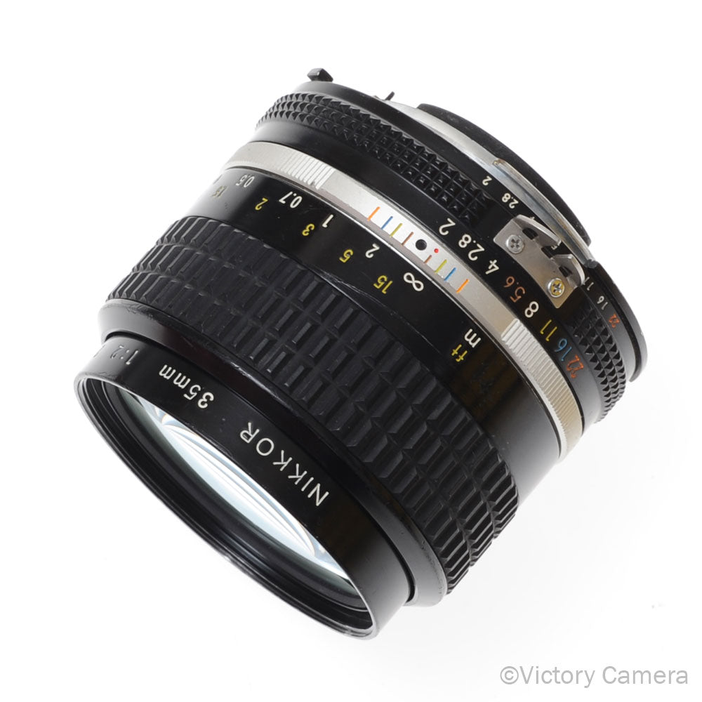 Nikon Nikkor 35mm f2.0 AI-S Manual Focus Wide Angle Lens [EXC] image 1